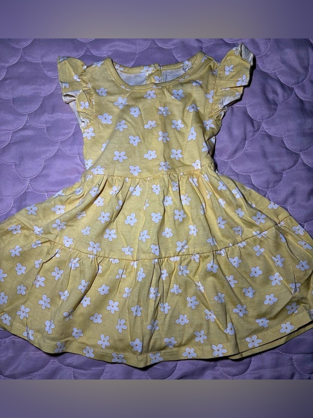 itsyBig Floral Dresses Yellow & Pink Baby 18M